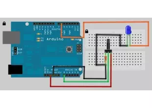 Arduino Analog Read Potentiometer to Digital Out LED