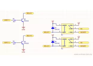 MOSFET + Relay to Control a Motor