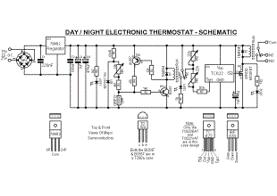 Day / Night Electronic Thermostat