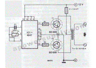 Transistor inverter circuit 6