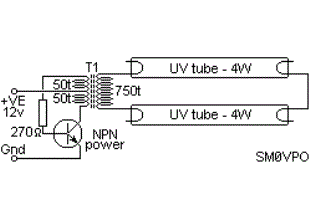 UV lamp Box circuit
