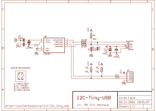 i2c interface to USB interface