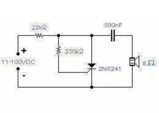 Simple SCR oscillator