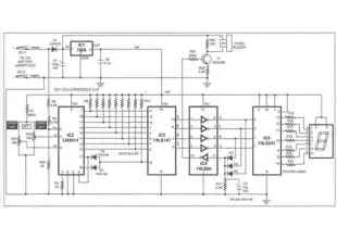 charge monitor for 12V car battery circuit diagram