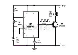 alternating flasher circuit diagram