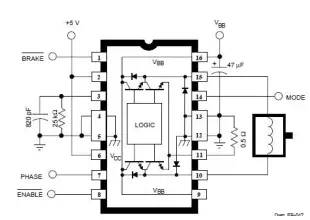 DC servo motor circuit design using A3952S motor driver