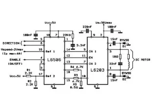 L6203 DC motor controller circuit