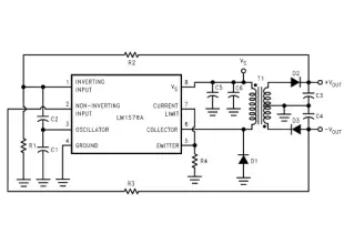 RS232 power supply circuit diagram electronic project design