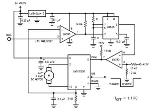 LMD18200 motor controller electronic project