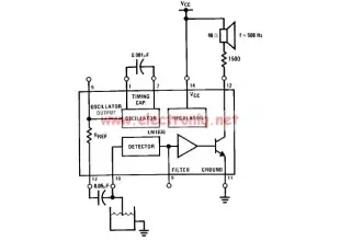 LM1830 low level detector schematic circuit design