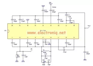 TDA7000 fm radio integrated circuit design