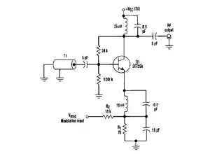 Varactorless high frequency modulator circuit design electronic project