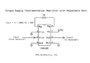 DC Instrumentation Amplifier Circuit