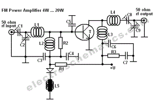 BLY94 50W RF Amplifier Circuit
