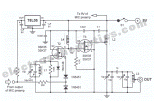 MOSFET FM Transmitter Circuit