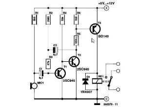 Non-Contact Proximity Switch Circuit