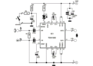 TDA1562Q Audio Amplifier Circuit