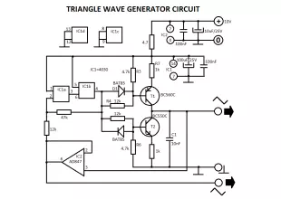 Simple Square Wave Generator with 7400