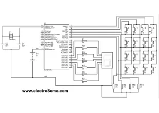 matrix keypad pic microcontroller