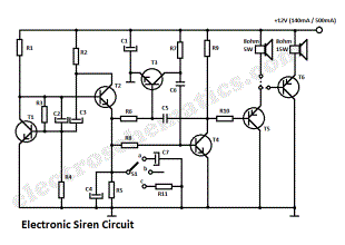 Simple Siren Circuit