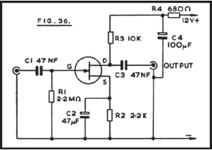 Crystal Microphone Preamplifier