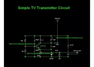 TV Transmitter circuit diagram (VHF)