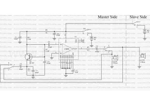 Intercom circuit with LM380