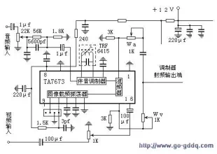 DIY 100mw TV Transmitter Printed Circuit Board (PCB)