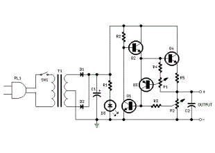 Variable DC Power Supply Circuit