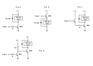 Controlling a relay with a digital logic level circuit