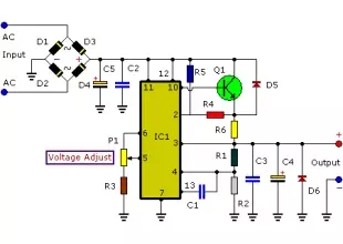 3-30V 3A Adjustable Regulated DC Power Supply