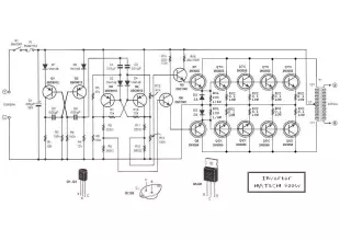 500W power inverter circuit diagram