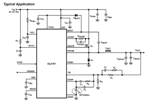 ISL8107 Single-Phase Pulse-Width Modulation (PWM) Controller with Wide (9V-75V) V