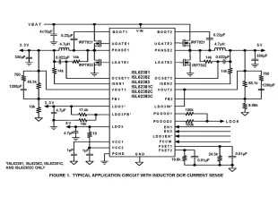 ISL62382C High-Efficiency Quad or Triple-Output System Power Supply Controller for Notebook Computers