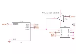 AVR ISP Circuit Schematics