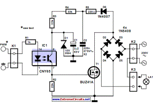 Dimmer With A MOSFET