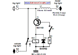 Fog Lamp Switch Circuit