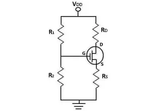 DC Analysis of a MOSFET Transistor Circuit