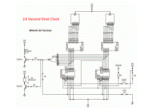 24 Second Shot Clock Circuit