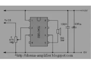 mini audio amplifier electronic