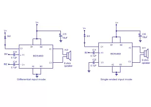 bd5460 class d amplifier circuit