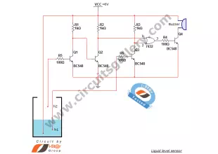 Water level sensor circuit: projects for school students