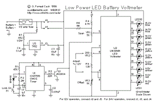 LM3914 Low Power LED Voltmeter
