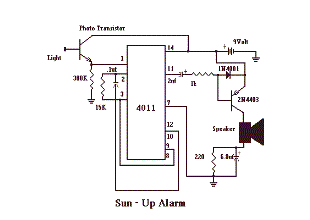 Sun - Up Alarm with 4011