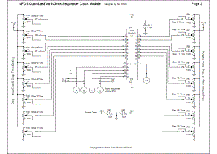 16 Step Sequencer Quantized Vari-Clock Module