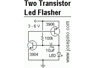 Simple 3-6V LED Flasher
