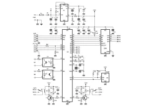 GSM Remote Control 2 IN and 2 OUT Part 2 Schematic