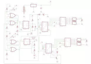 8051 Development System Circuit Board 4