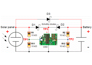 Circuit to Measure Power Supply Voltages