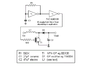 DC-DC converter to step up input voltage